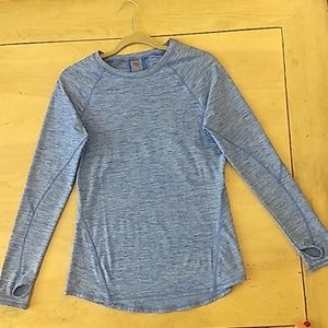 Shape blue long sleeve tee